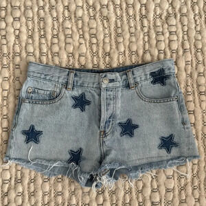 Rails Medium Wash Logan Star Shorts